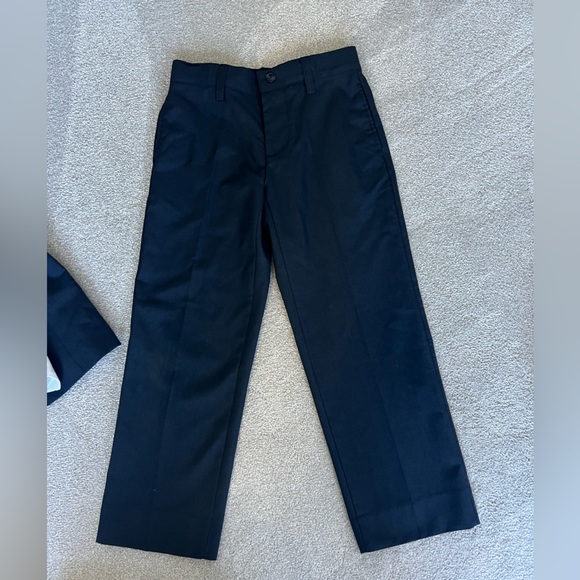 Boys Cat & Jack Navy suit size 7- shirt size 6/7 - Picture 7 of 7